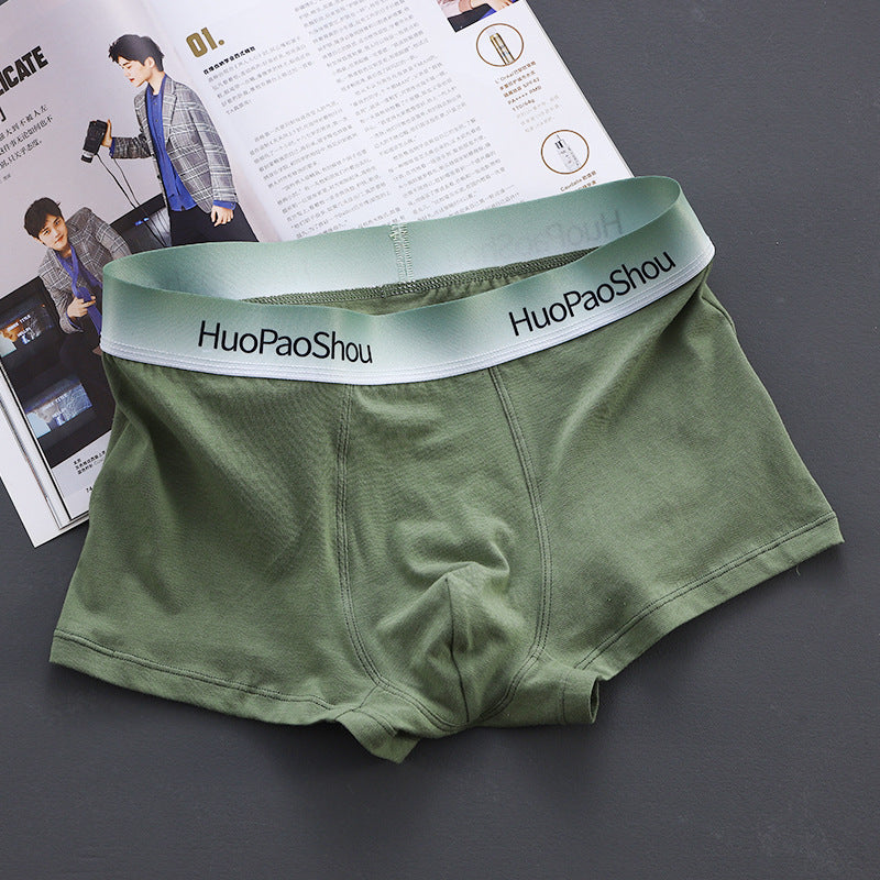 Solid Color Men's Boxer Men Panties